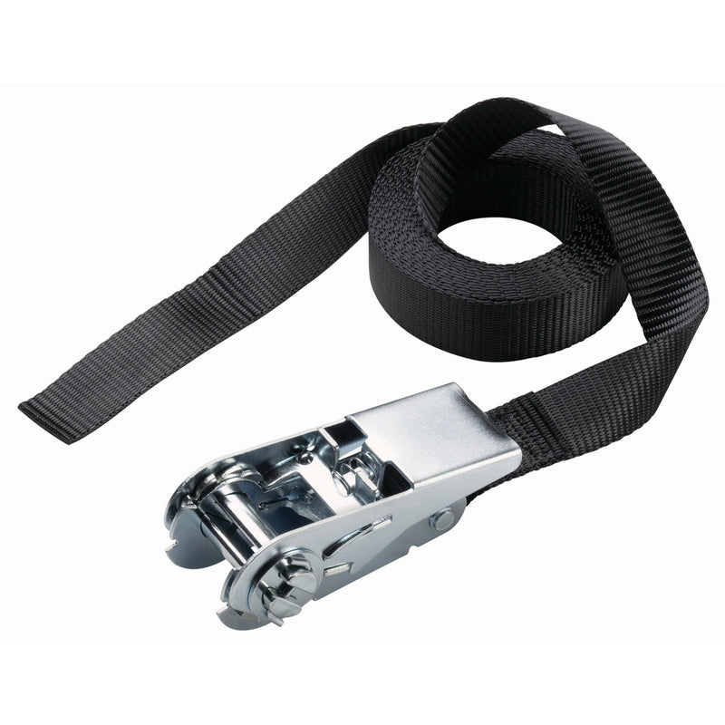 2,50m x 25mm endless ratchet tie down; black