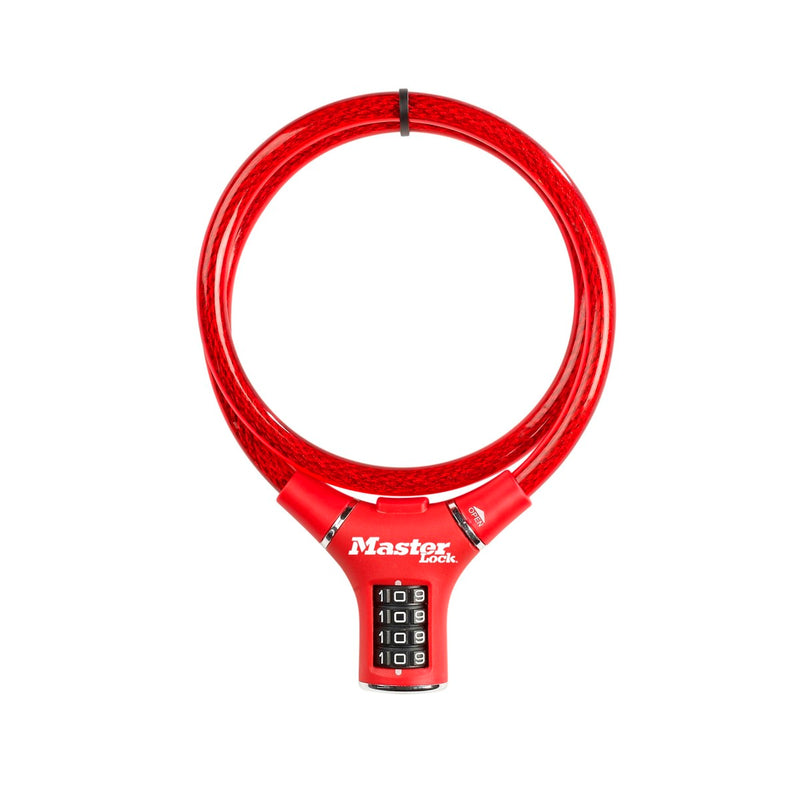 90cm long x 12mm diameter set your own combination cable lock; assorted colours