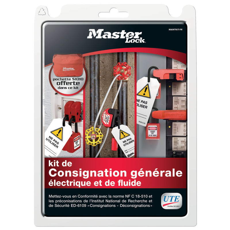 General maintenance lockout   clamshell kit   french