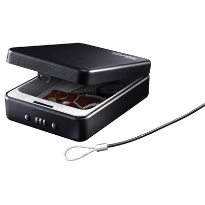 Small portable combination lock box
