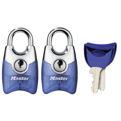 20mm wide Fusion™ padlock with shrouded shackle; assorted colours; 2 pack