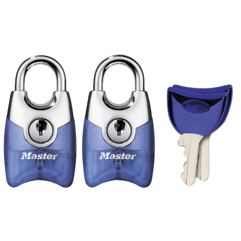 20mm wide Fusion™ padlock with shrouded shackle; assorted colours; 2 pack