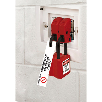 Miniature Circuit Breaker Lockout, Tool Free Universal Fit