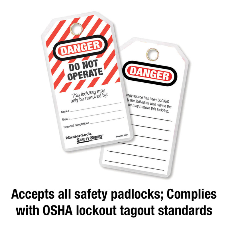 Do Not Operate Safety Tag, English, Laminated