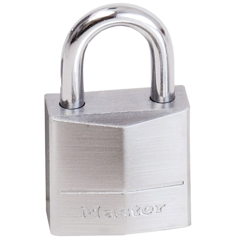 20mm wide nickel plated solid brass padlock; 4 pack