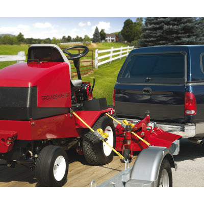 8,25m x 50mm ratchet tie down with j hooks; yellow