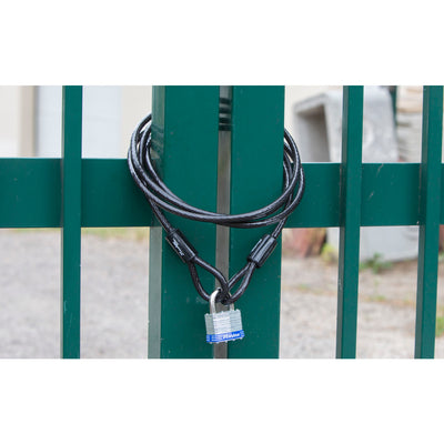 51mm wide laminated steel pin tumbler padlock