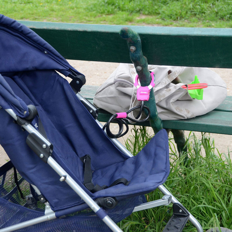 1m long x 8mm diameter keyed cable Street Cuff® lock