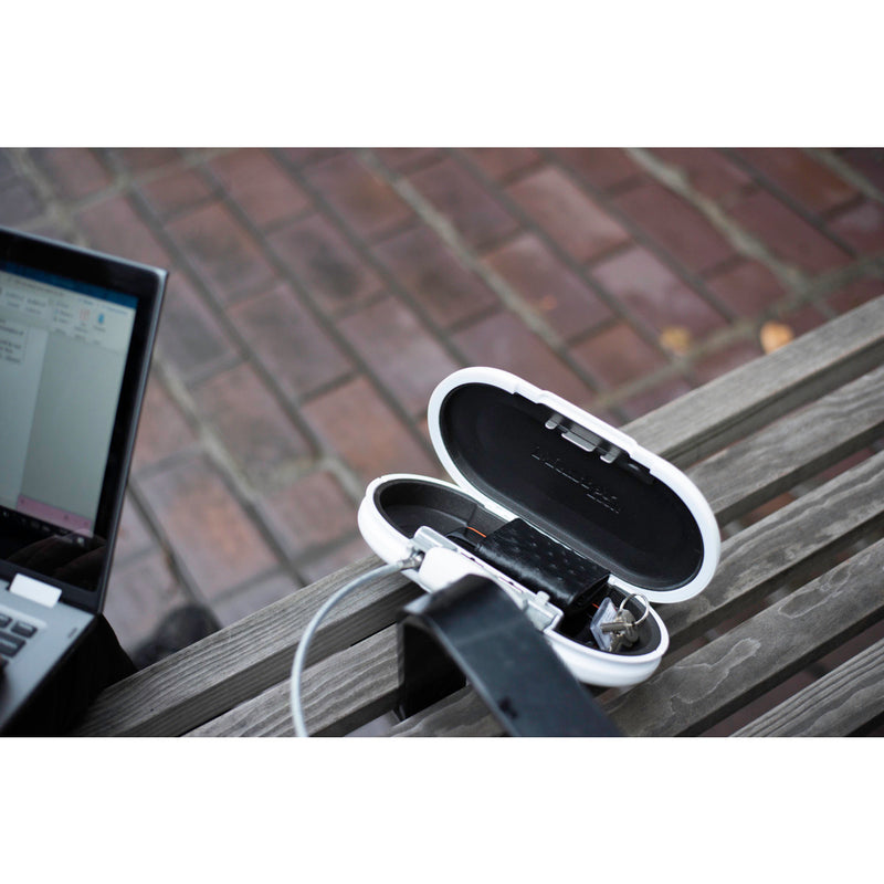 Safe space® small combination lock box with cable