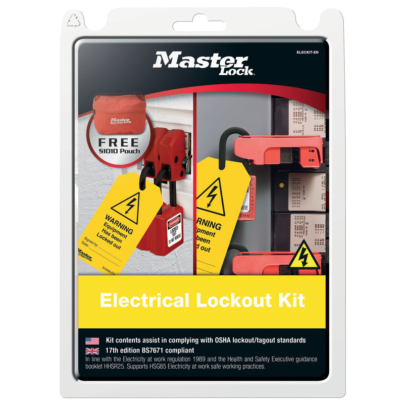 Electrical lockout kit    clamshell kit   english uk