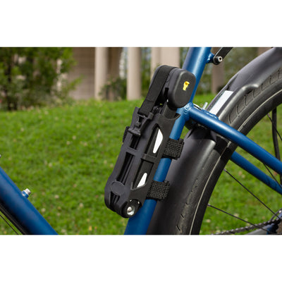 950mm long Folding Bike Lock that features 5mm diameter hardened steel links