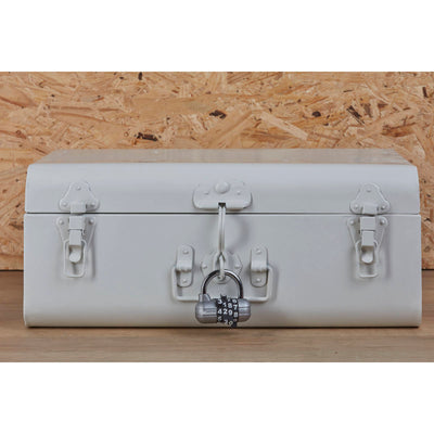 64mm wide set your own combination pro sport padlock; silver and black