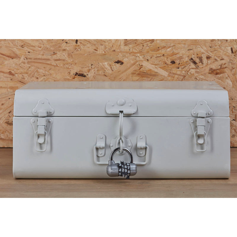 64mm wide set your own combination pro sport padlock; silver and black