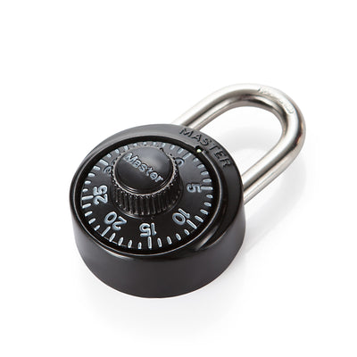 38mm wide preset combination padlock; assorted colours
