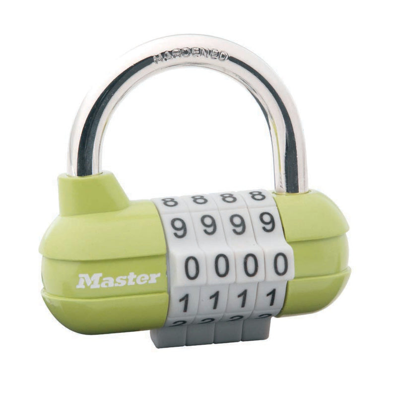 64mm wide set your own combination pro sport padlock; assorted colours