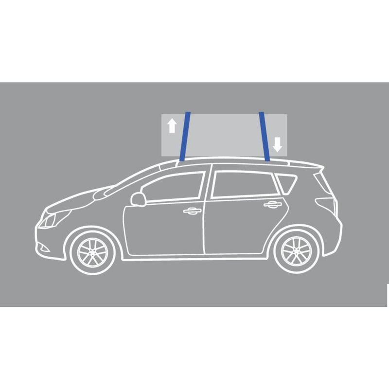 5m x 25mm ratchet tie down endless; blue