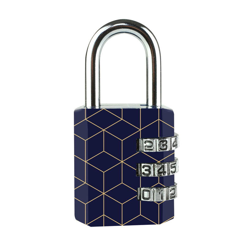 30mm wide set your own combination padlock; printed patterns
