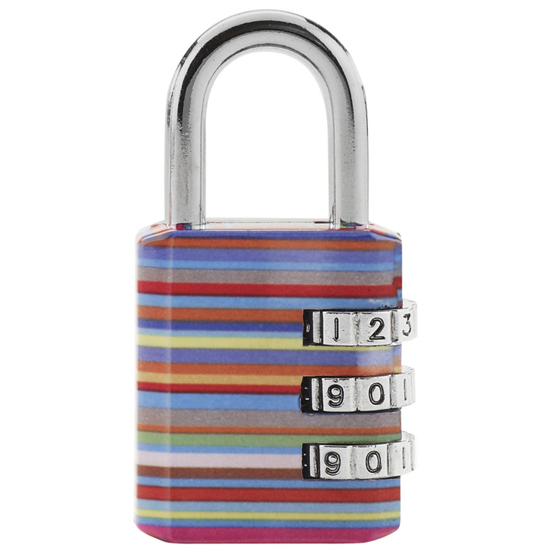 30mm wide set your own combination padlock; printed patterns