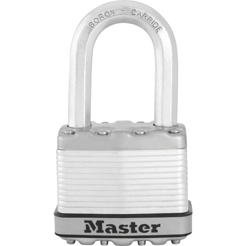 52mm wide Excell® laminated steel padlock with 38mm long shackle