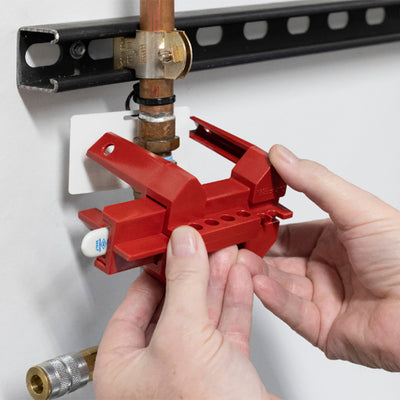 4 leg quarter turn valve lockout