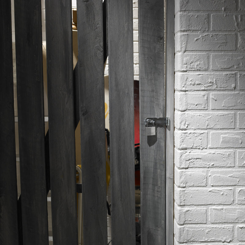 40mm wide solid aluminum body padlock; 4 pack