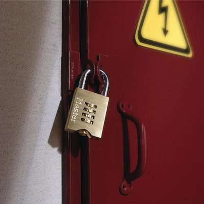 51mm wide set your own combination solid brass body padlock