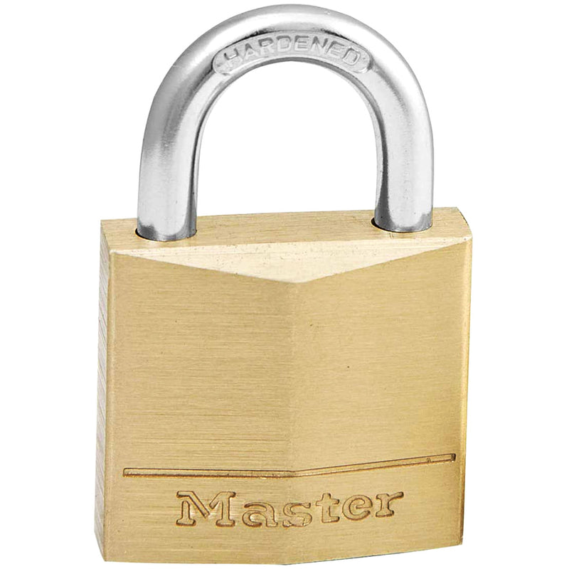 30mm wide solid brass body padlock