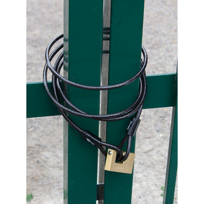 85mm wide solid brass body padlock