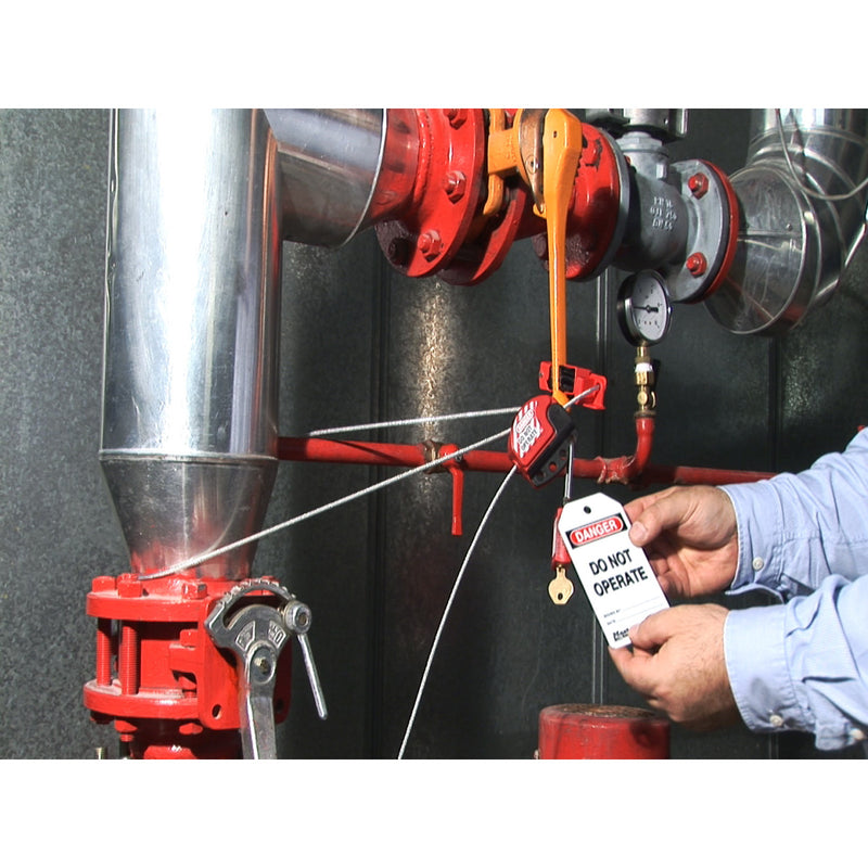 Adjustable Cable Lockout, 15ft (4.6m) Cable