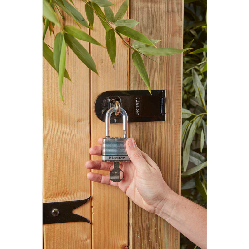 52mm wide Excell® laminated steel padlock; 2 pack