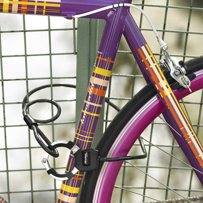 1m long x 8mm diameter keyed cable Street Cuff® lock