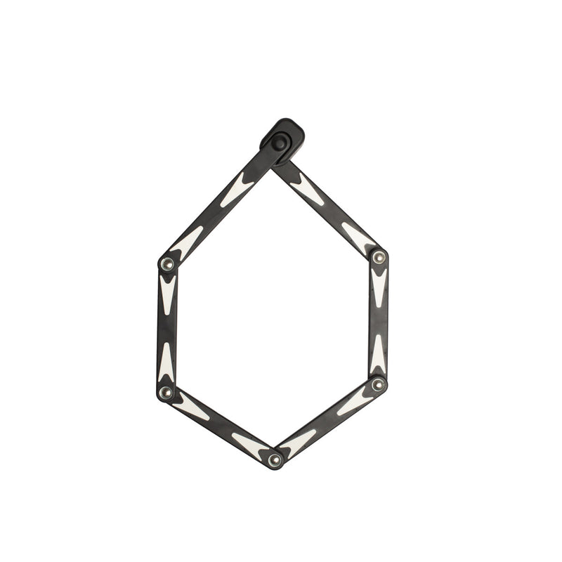950mm long Folding Bike Lock that features 5mm diameter hardened steel links