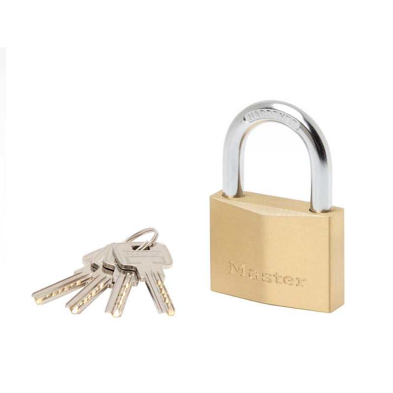 60mm wide extra thick solid brass body padlock