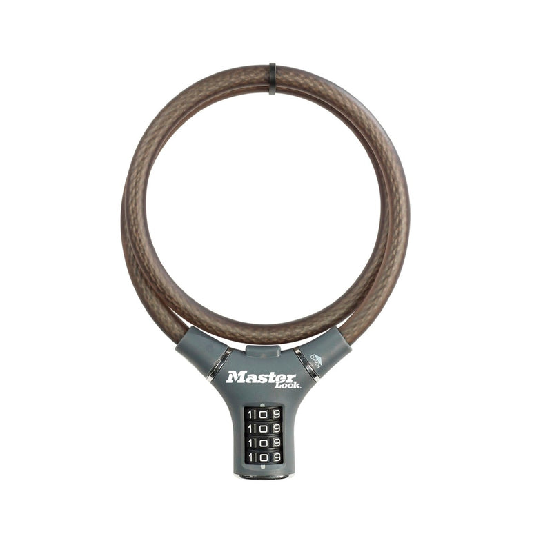 90cm long x 12mm diameter set your own combination cable lock; assorted colours