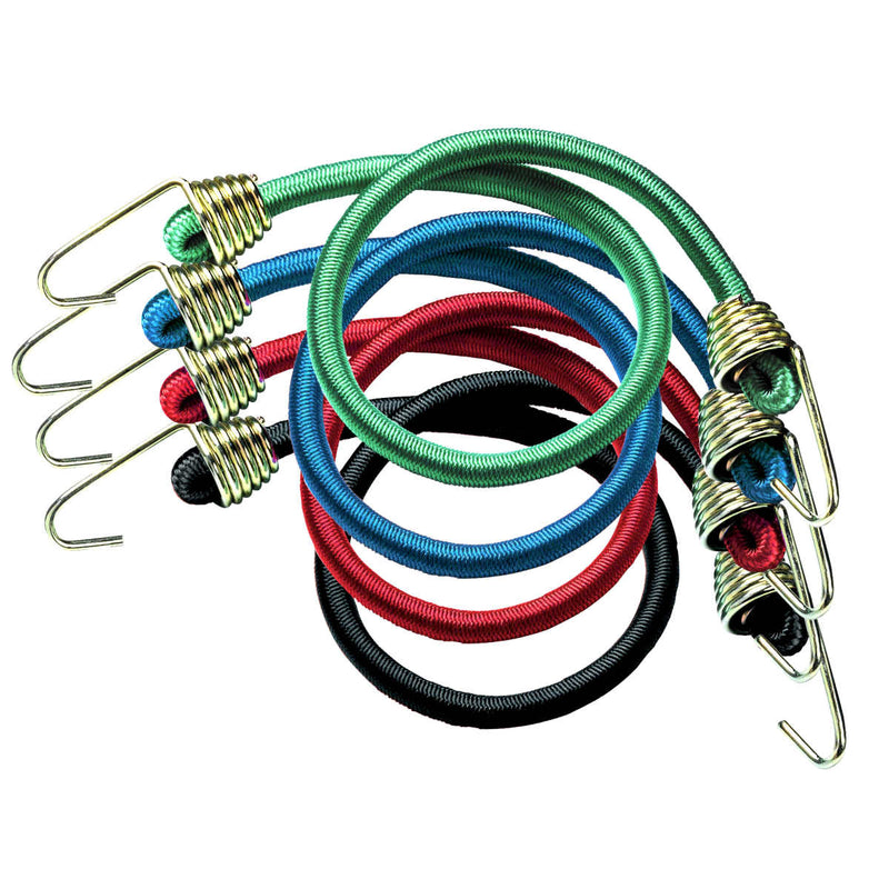 25cm x 4mm mini Twin Wire™ bungee; 4 pack