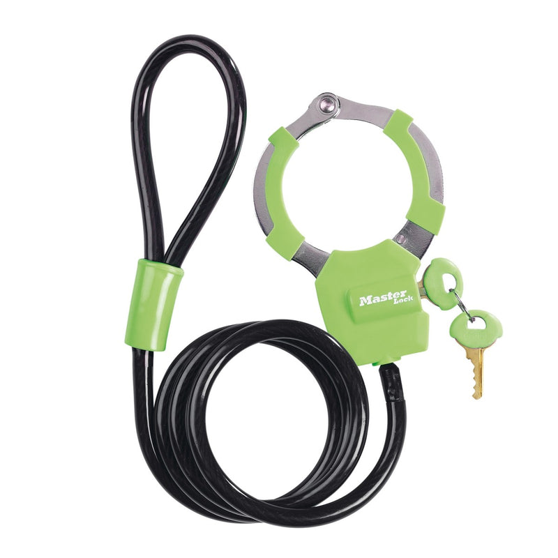 1m long x 8mm diameter keyed cable Street Cuff® lock