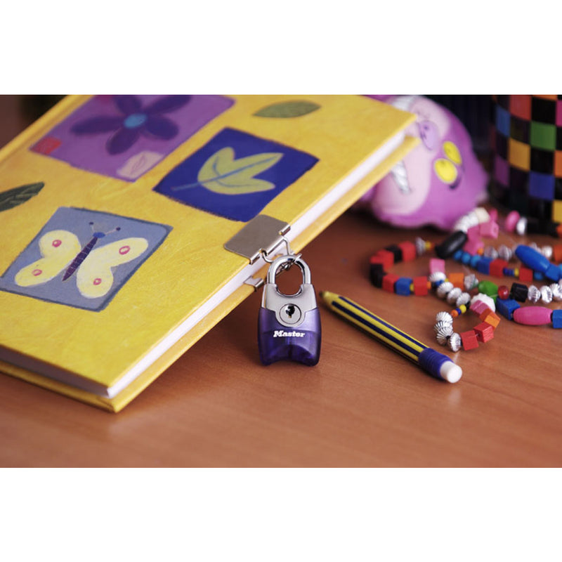 20mm wide Fusion™ padlock with shrouded shackle; assorted colours; 2 pack