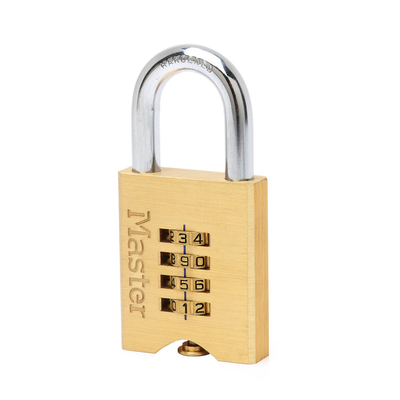 51mm wide set your own combination solid brass body padlock