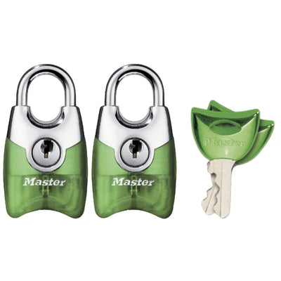 20mm wide Fusion™ padlock with shrouded shackle; assorted colours; 2 pack
