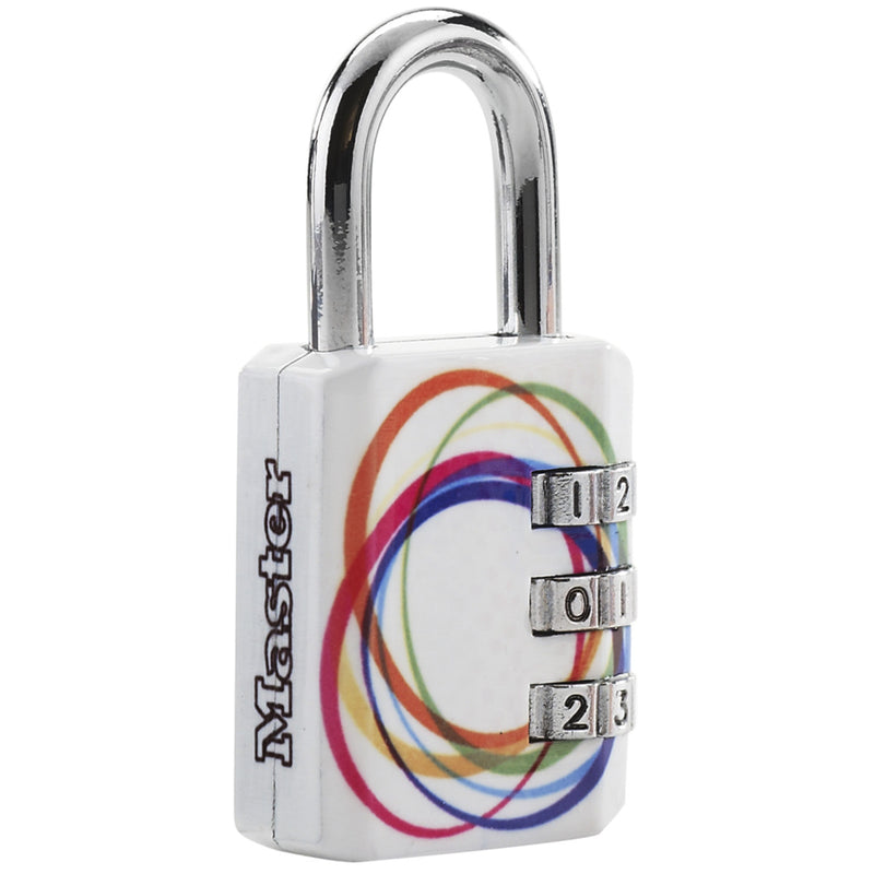 30mm wide set your own combination padlock; printed patterns