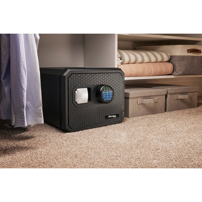 Fireproof and waterproof safe with backlit digital keypad