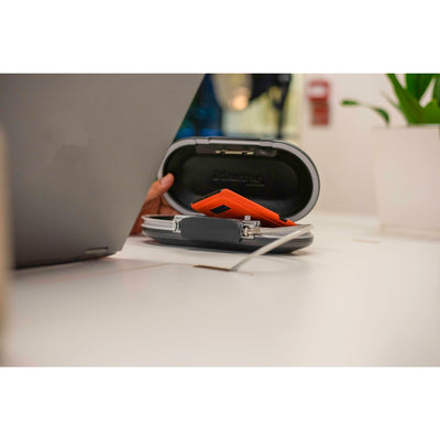 Safe space® small combination lock box with cable