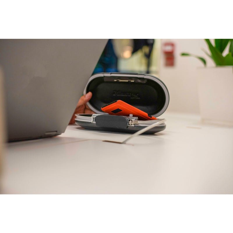 Safe space® small combination lock box with cable