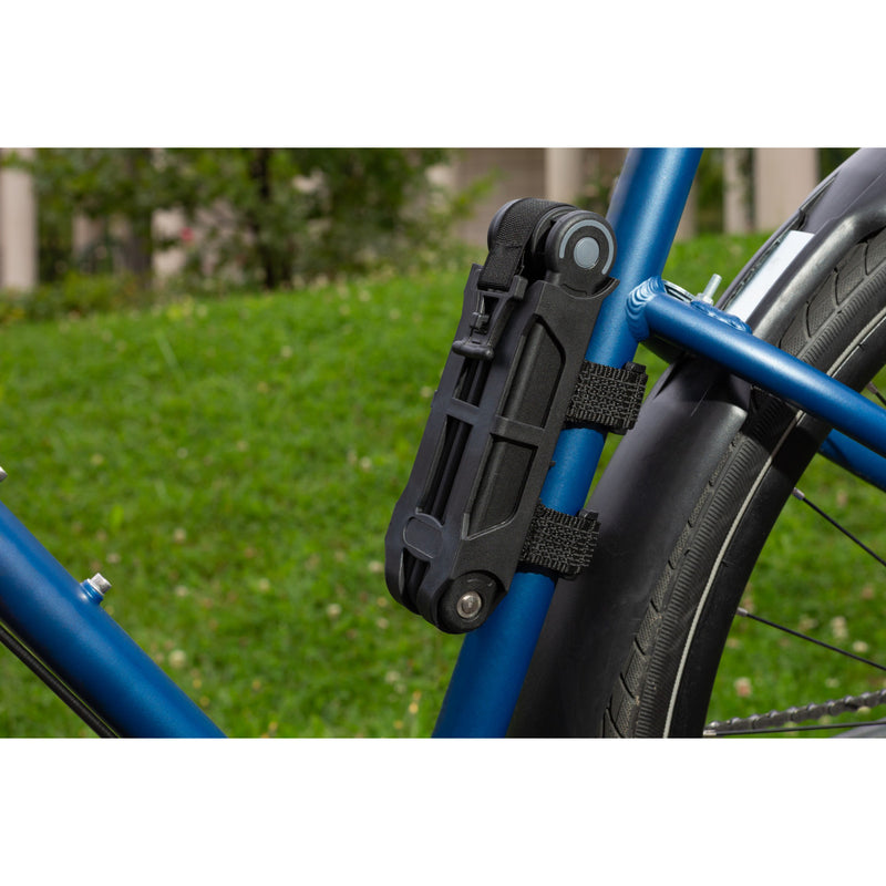 840mm long Folding Bike Lock that features 3,5mm diameter steel links