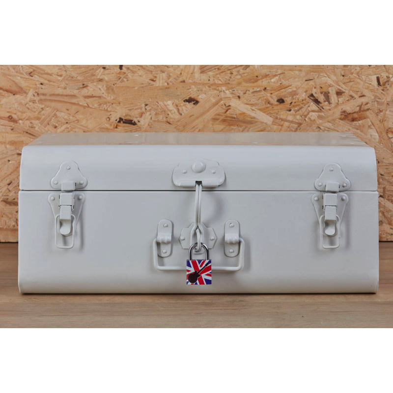 30mm wide solid body padlock; guitar printed pattern