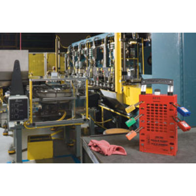 Latch Tight™ Red Group Lock Box, Wall Mount or Portable