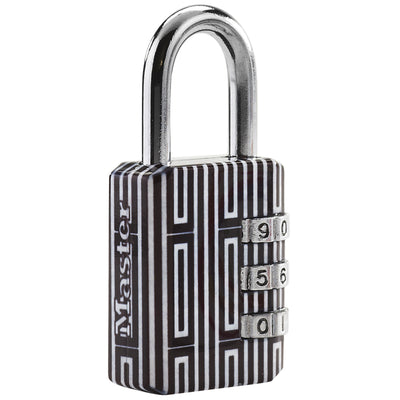 30mm wide set your own combination padlock; printed patterns