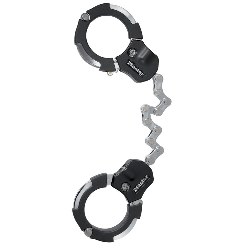 7.6cm diameter hardened steel Street Cuff® locks; 9 links