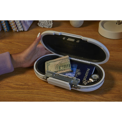 Safe space® small combination lock box with cable