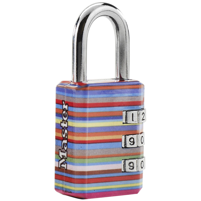30mm wide set your own combination padlock; printed patterns